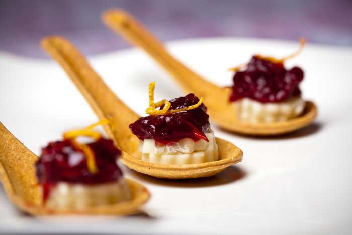 Brie, Chutney, Orange Zest