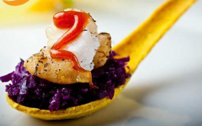 Crispy Cod and Purple Cabbage Slaw