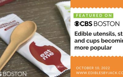 Press Room CBS News Features: Edible utensils, straws and cups becoming more popular