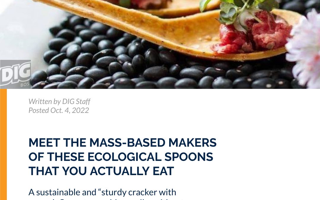 DIG BOSTON: MEET THE MASS-BASED MAKERS OF THESE ECOLOGICAL SPOONS THAT YOU ACTUALLY EAT