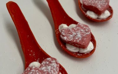 Raspberry Marshmallow, White Chocolate Mousse